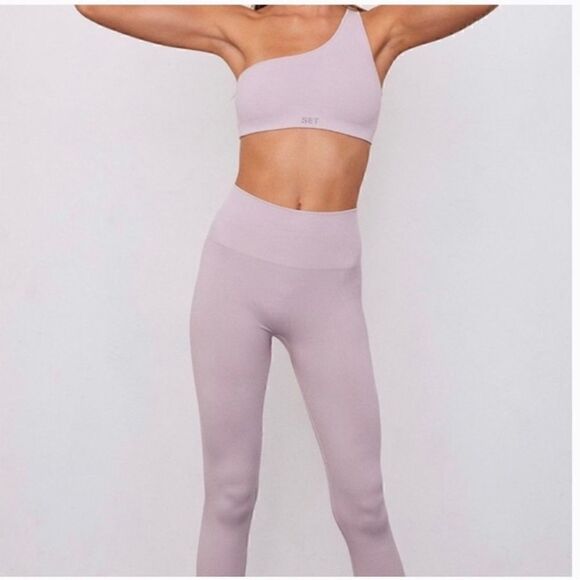 SET ACTIVE Sculptflex Leggings lavender size xs‎ - Picture 1 of 6